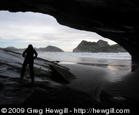 Cave at Farwell Spit