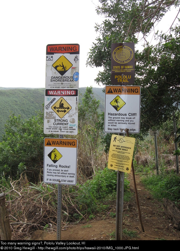 Too many warning signs?