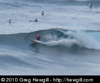 Surfers at Honolua