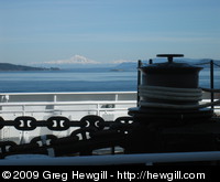 Mt. Baker from the ferry