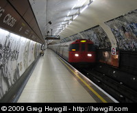 The tube at Charing Cross station