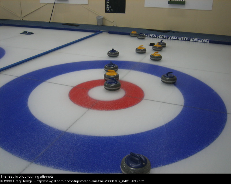 The results of our curling attempts