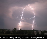 Lightning storm