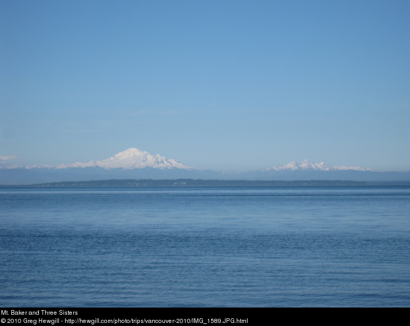 Mt. Baker and Three Sisters