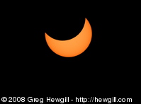 Partial Solar Eclipse - 7 February 2008