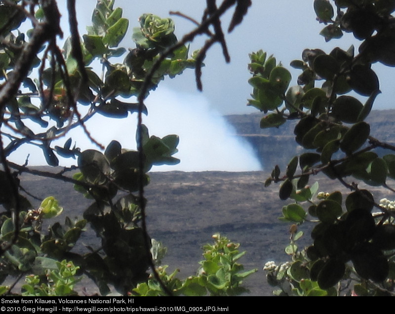 Smoke from Kilauea