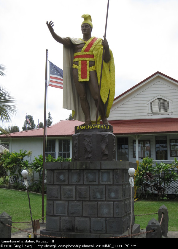 Kamehameha statue