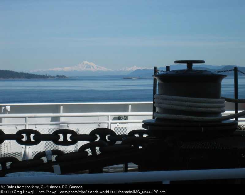Mt. Baker from the ferry