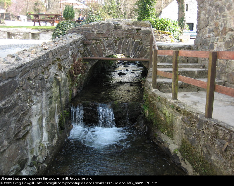 Stream that used to power the woollen mill