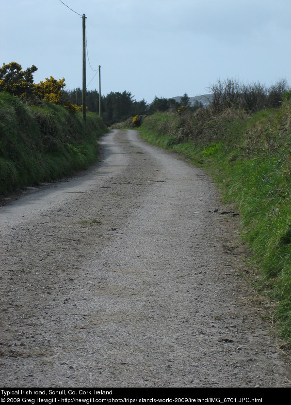 Typical Irish road