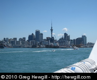 Auckland from the Waiheke ferry