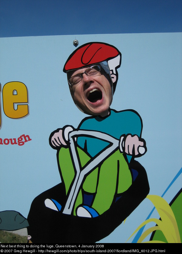 Next best thing to doing the luge