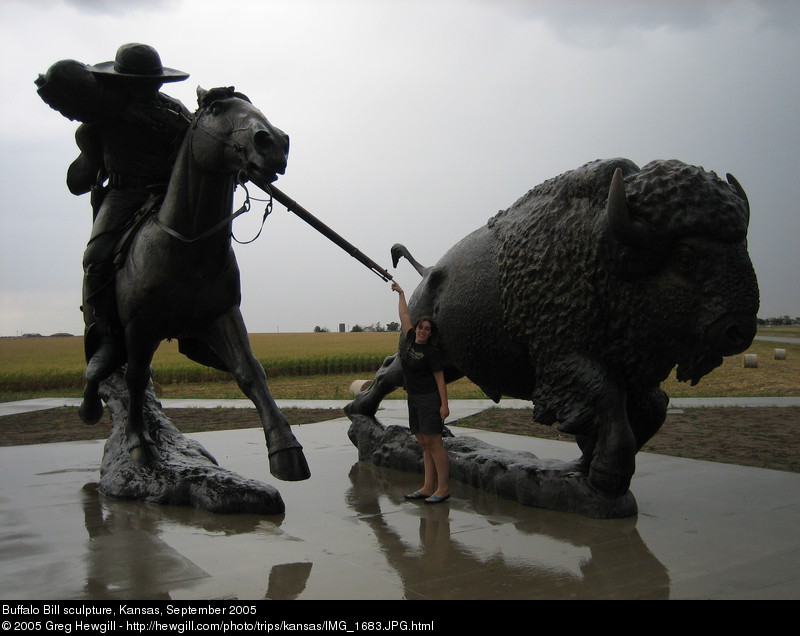 Buffalo Bill sculpture